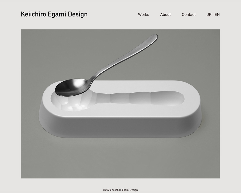 Keiichiro Egami Design様 個人サイト
